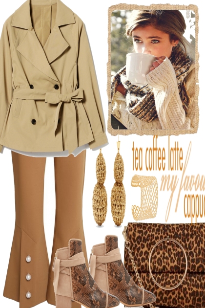 A TRENCH AND A CUP OF COFFEE- Fashion set