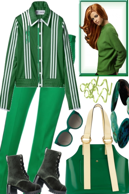 GREEN IN BETWEEN- Fashion set