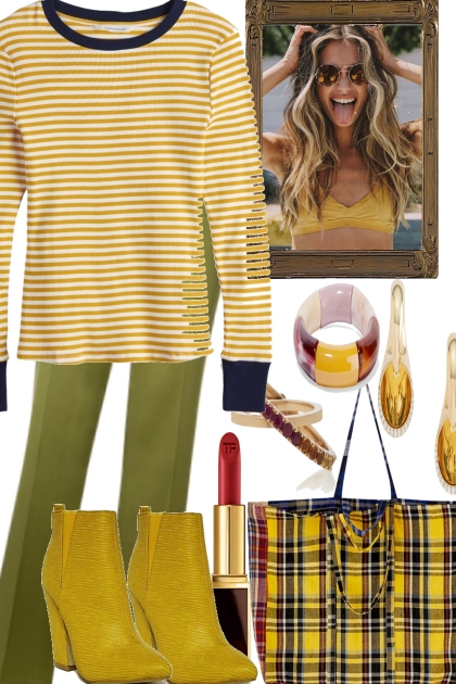 STRIPES AND PLAIDS, CASUAL SHOPPING- Combinazione di moda