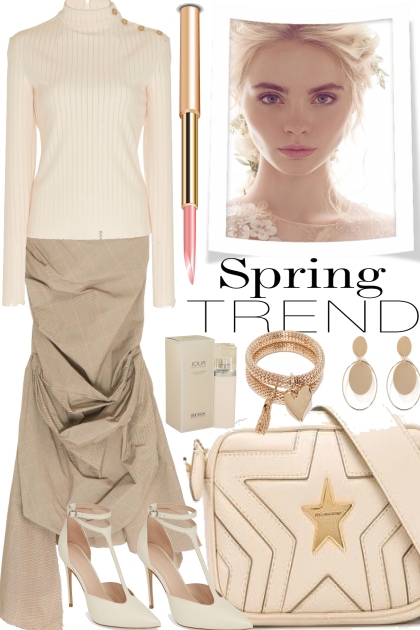 Spring Trend.- Modekombination