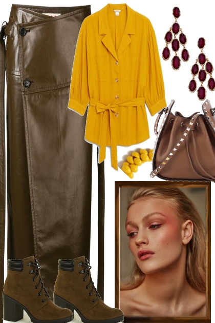 YELLOW BROWNIES IN BETWEEN THE SEASONS- Fashion set