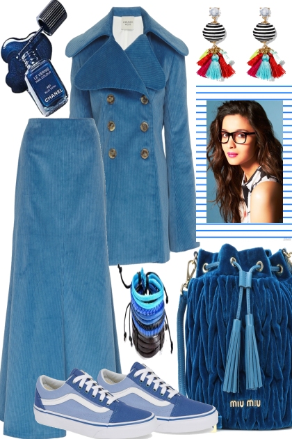 Blue for the Blues- Combinaciónde moda