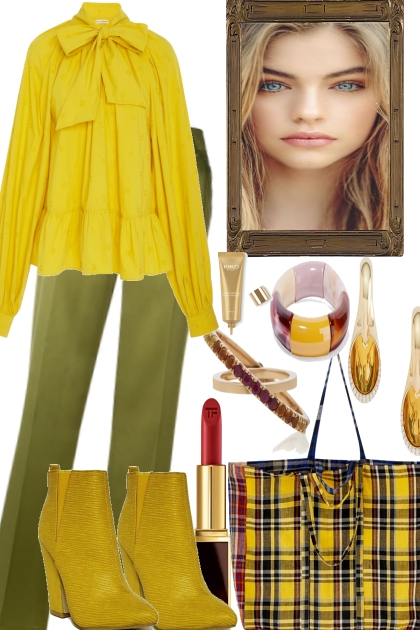 YELLOW BRINGS THE SUN IN THE CITY- Modna kombinacija