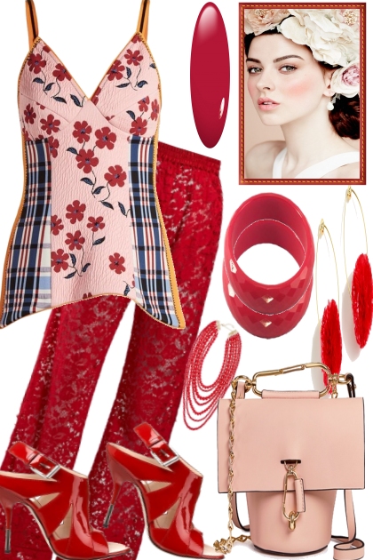 RED ROSE.- Fashion set