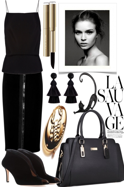 BLACK & GOLD- Combinaciónde moda