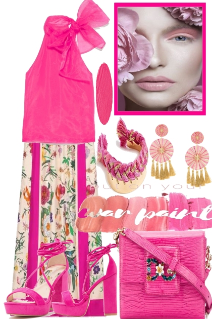 FOR PARTY TIME PINK IS ALWAYS A GOOD CHOICE- Fashion set