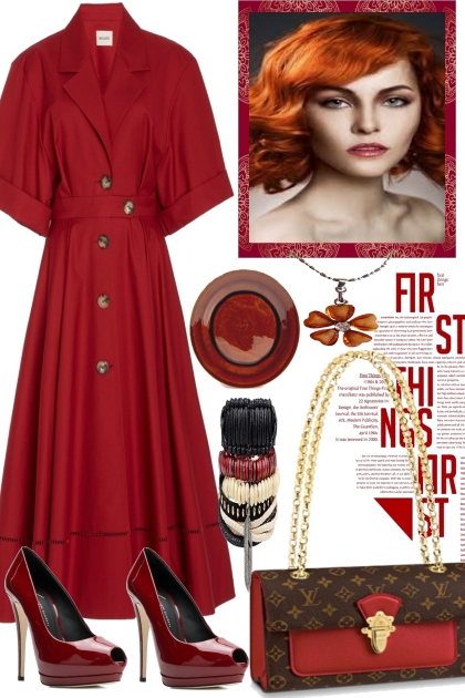RED IS GOOD- Fashion set