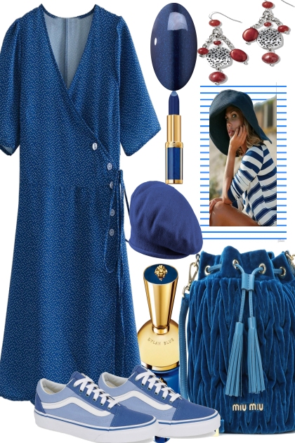 THE BLUES ARRIVED- Combinazione di moda