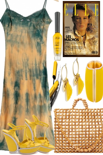 TRY SOME YELLOW FOR THE TRIP- Fashion set