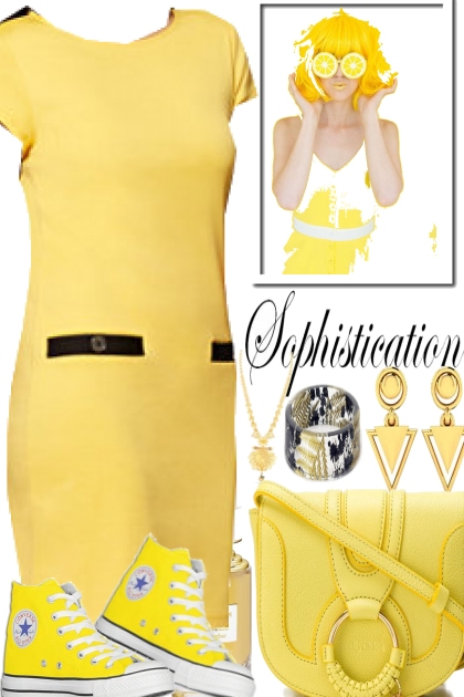 HER FAVORITE IS YELLOW- Fashion set