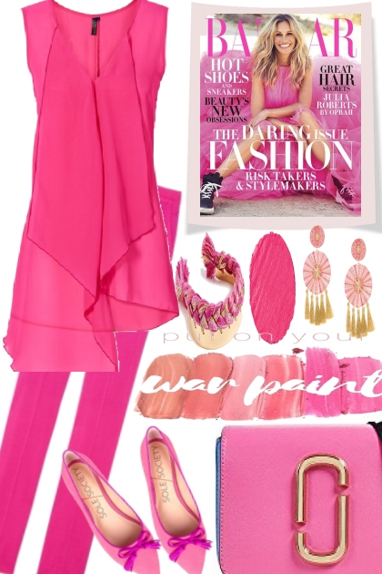 WEAR PINK THE DAY IS GREY- Fashion set