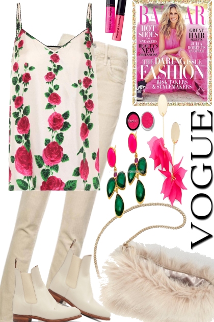 EN VOGUE WITH ROSES- Combinazione di moda