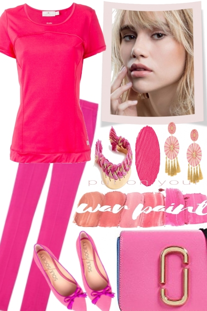 Go in pink, the day is grey- Fashion set