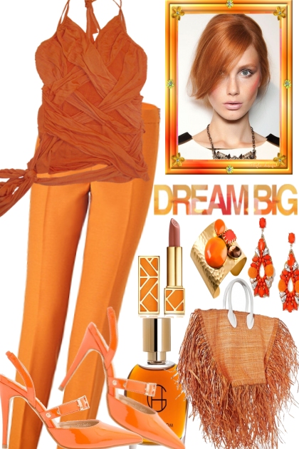 BIG ORANGE DREAMS- Fashion set