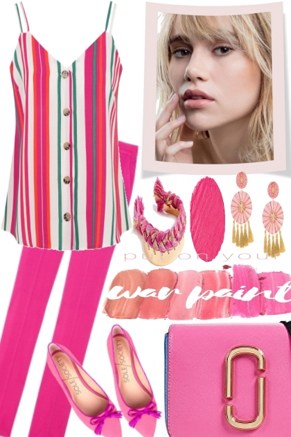 SUMMER LIKES PINK- Fashion set