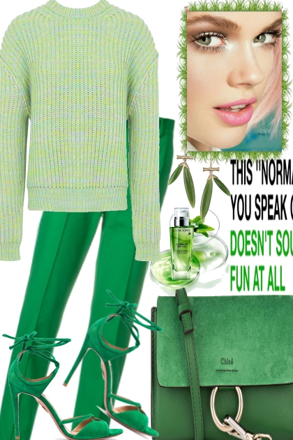 THE GREENS, DAYS STILL COLD- Fashion set