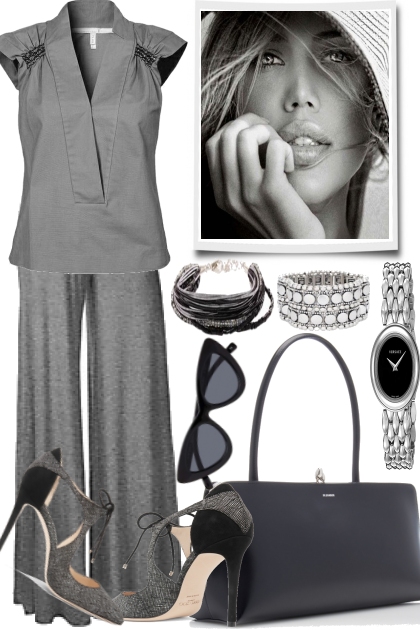 ALL YOUR GREYS FOR LUNCH- Fashion set