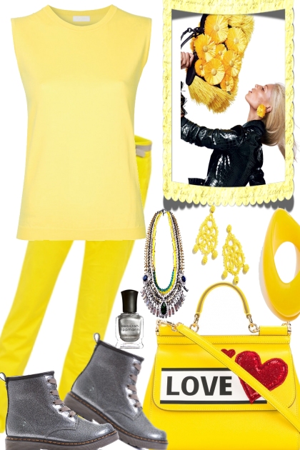 TIME FOR MELLOW YELLOW- Fashion set