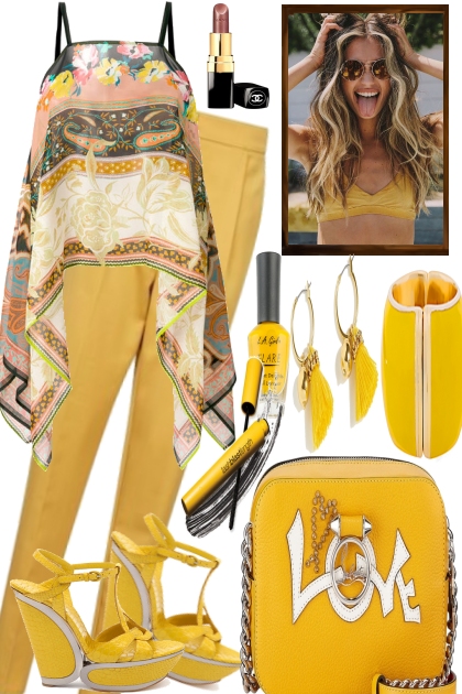 LAZY MELLOW YELLOW- Fashion set