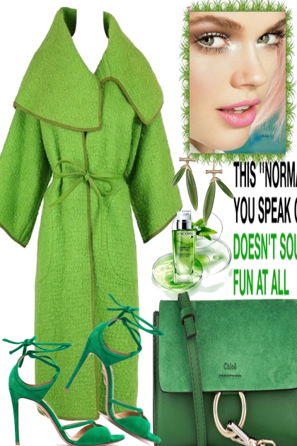 GREEN IS THE HOPE- Модное сочетание