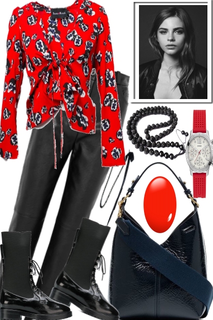 BLACK, RED, COMFY- Fashion set