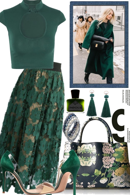 THE DARK GREENS FOR SUMMER AND FALL- Fashion set