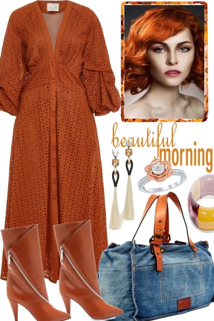 Beautiful morning in the city- Fashion set