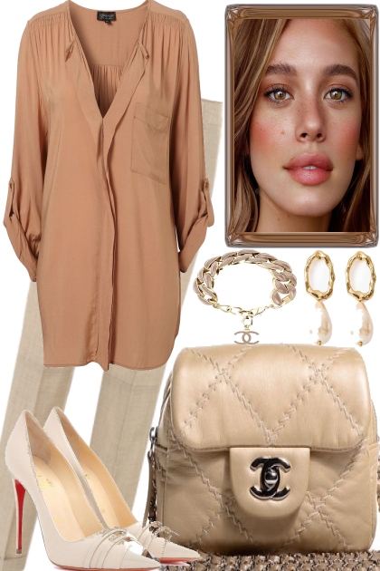 Working Girl, beige and Chanel- Модное сочетание