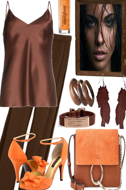 Orange and Brownies- Combinaciónde moda
