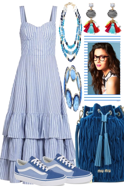 GET THE BLUES IT´S FRIDAY- Fashion set