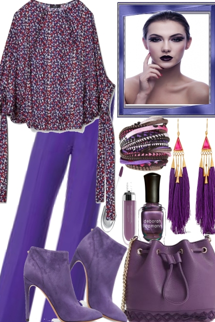 PURPLE LOVER- Combinazione di moda