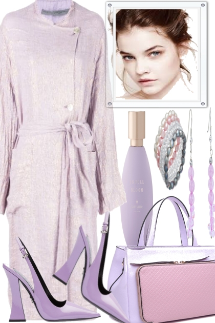Lavender in the City.- combinação de moda