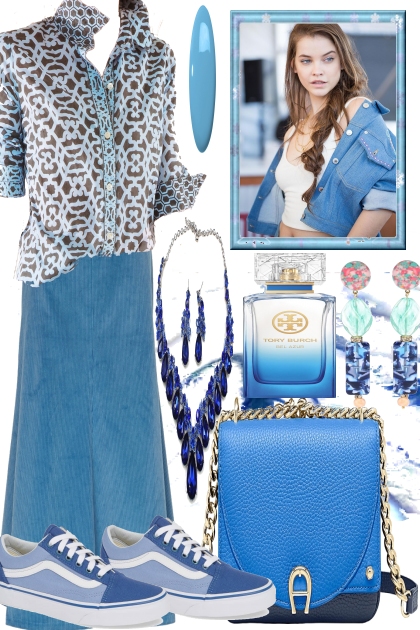 THE BLUES ARE OK FOR EVERYDAY- Combinaciónde moda