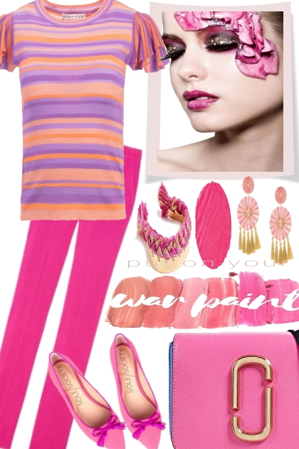 COMFY AND LOVELY IN PINK- Fashion set