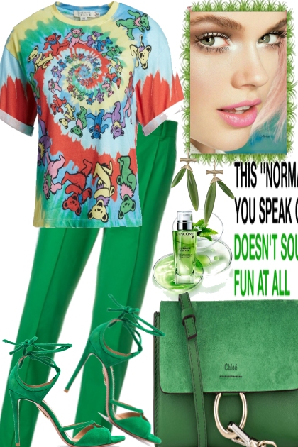 COLOR FOR THE GREENS- Fashion set