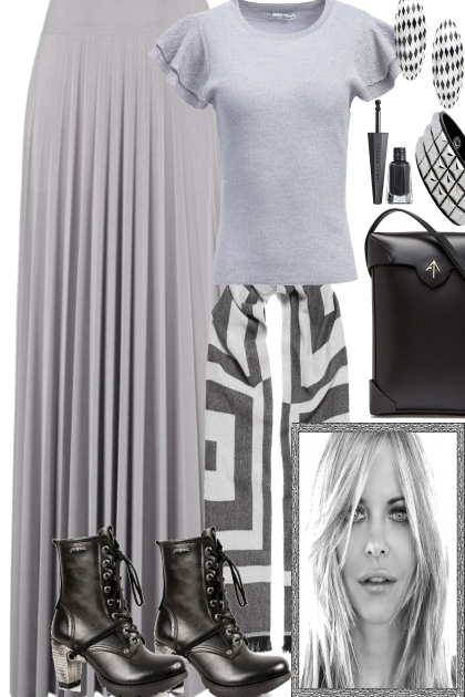 GREY, COLOR OF THE DAY- Fashion set