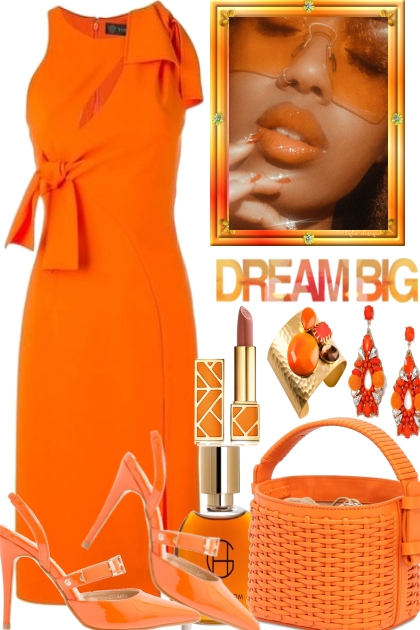 Lovely in Orange- Combinazione di moda