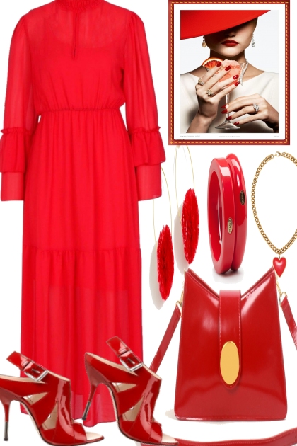 IT´S RED- Combinazione di moda