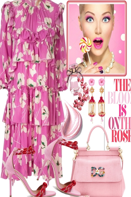 LOVELY IN ROSE- Fashion set