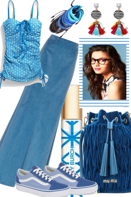 THE BLUES IN SUMMER- Fashion set