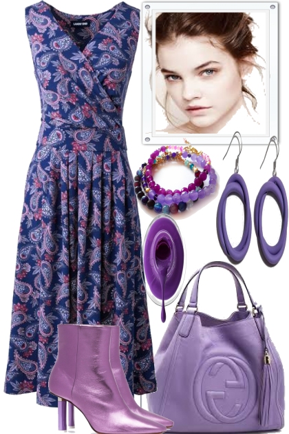FOR IN BETWEEN SOME PURPLE- Fashion set