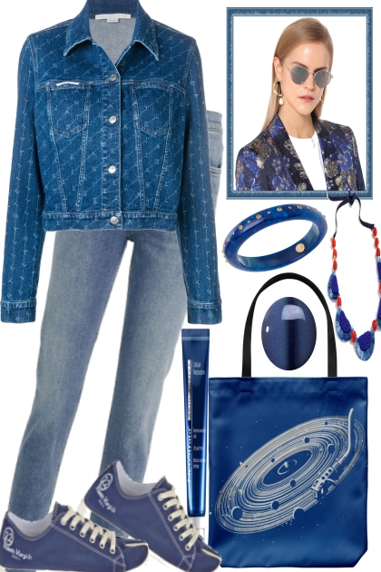 BLUES WITH JEANS- Fashion set