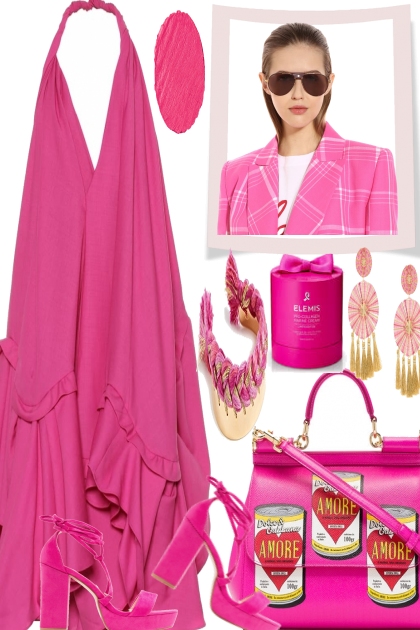 Pink and pretty- Combinazione di moda