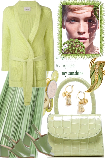 WONDERFUL DAY IN GREEN- Fashion set