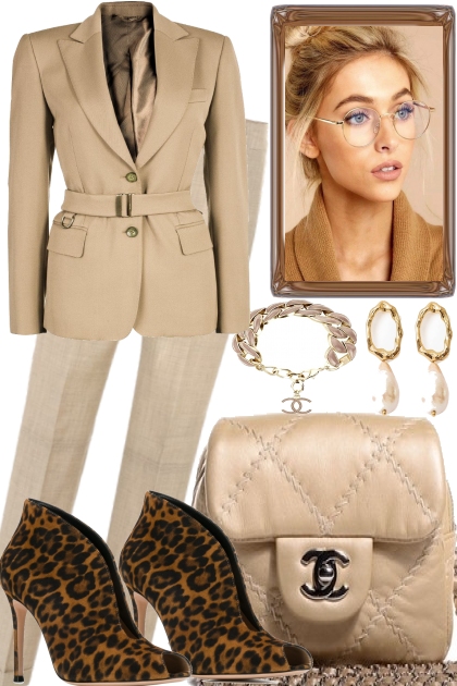 Bring Leo to the Office- Combinazione di moda