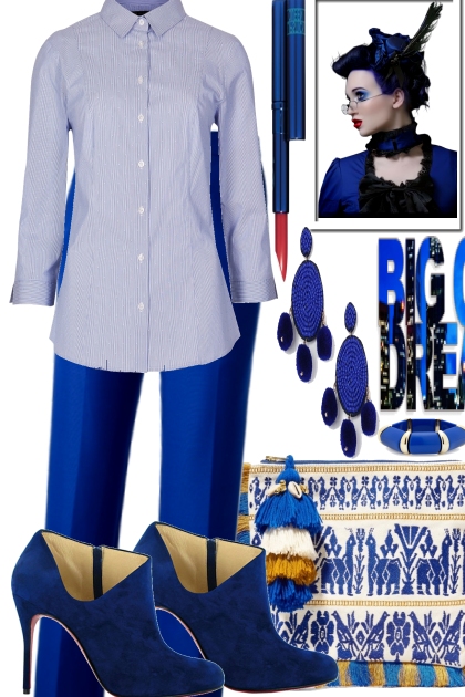 GET THE BLUES, BUT NOT NOW- Fashion set