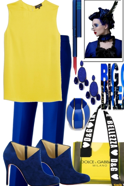 SUNNY BLUES- Fashion set