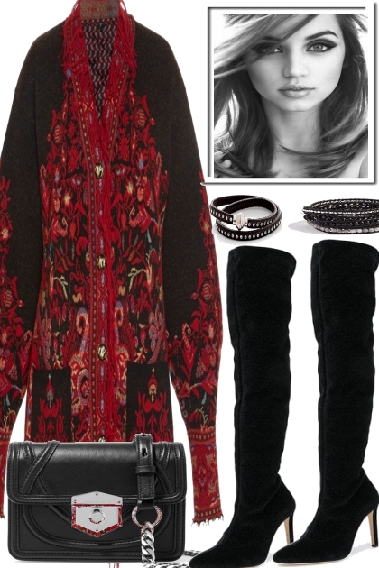 HOT BOOTS, WARM COAT- Combinazione di moda