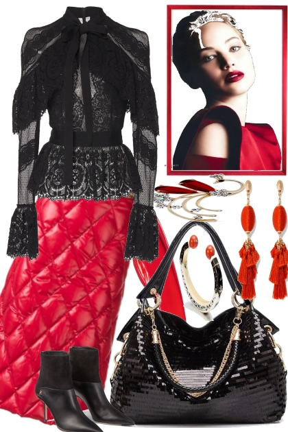 Black, Red- Fashion set