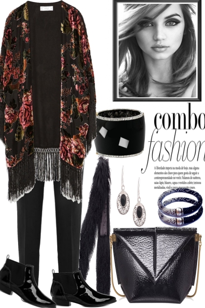 COMBO FASHION, PONCHO